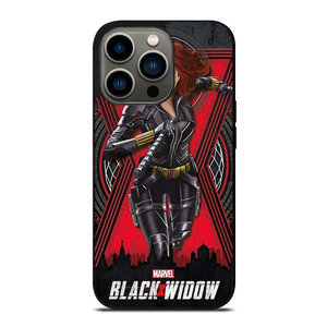 BLACK WIDOW MARVEL HERO iPhone 13 Pro Case Cover