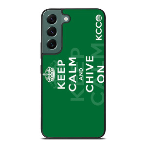 KEEP CALM AND CHIVE ON 2 Samsung Galaxy S22 Case Cover KEEP CALM AND CHIVE ON 2 Samsung Galaxy S22 Case Cover