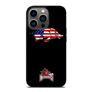 ARKANSAS RAZORBACKS AMERICAN iPhone 13 Pro Case Cover