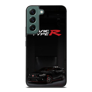 HONDA CIVIC BLACK CAR Samsung Galaxy S22 Case Cover