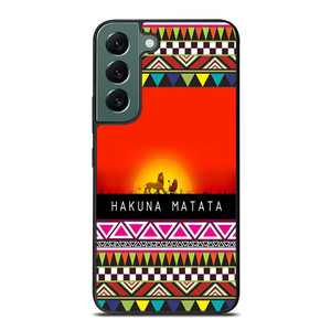 HAKUNA MATATA LION KING AZTEC 2 Samsung Galaxy S22 Case Cover