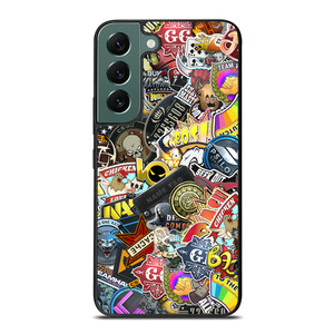 CSGO STICKER BOMB Samsung Galaxy S22 Case Cover CSGO STICKER BOMB Samsung Galaxy S22 Case Cover