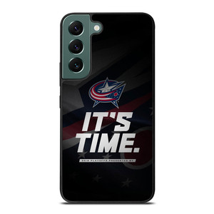 COLUMBUS BLUE JACKETS ITS TIME Samsung Galaxy S22 Case Cover COLUMBUS BLUE JACKETS ITS TIME Samsung Galaxy S22 Case Cover