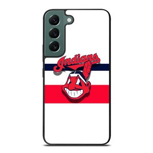 CLEVELAND INDIANS STRIPE LOGO Samsung Galaxy S22 Case Cover CLEVELAND INDIANS STRIPE LOGO Samsung Galaxy S22 Case Cover