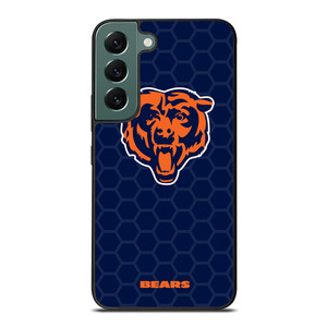 CHICAGO BEARS HEXAGON LOGO Samsung Galaxy S22 Case Cover CHICAGO BEARS HEXAGON LOGO Samsung Galaxy S22 Case Cover