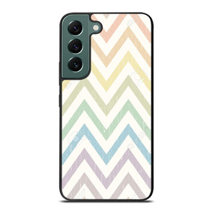 CHEVRON PATTERN RAINBOW COLOR Samsung Galaxy S22 Case Cover