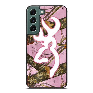 CAMO PINK BROWNING Samsung Galaxy S22 Case Cover