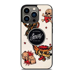 SAILOR JERRY TATTOO LOGO iPhone 13 Pro Case Cover SAILOR JERRY TATTOO LOGO iPhone 13 Pro Case Cover