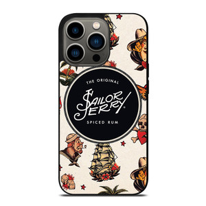 SAILOR JERRY PATTERN iPhone 13 Pro Case Cover