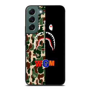 BAPE CAMO SHARK WGM Samsung Galaxy S22 Case Cover BAPE CAMO SHARK WGM Samsung Galaxy S22 Case Cover