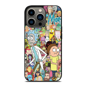RICK AND MORTY CHHARACTER iPhone 13 Pro Case Cover