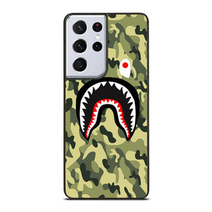 BAPE SHARK CAMO 2 Samsung Galaxy S21 Ultra Case Cover BAPE SHARK CAMO 2 Samsung Galaxy S21 Ultra Case Cover