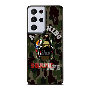 BAPE SHARK CAMO Samsung Galaxy S21 Ultra Case Cover BAPE SHARK CAMO Samsung Galaxy S21 Ultra Case Cover