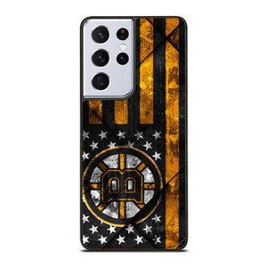 BOSTON BRUINS BLACK AND GOLD Samsung Galaxy S21 Ultra Case Cover