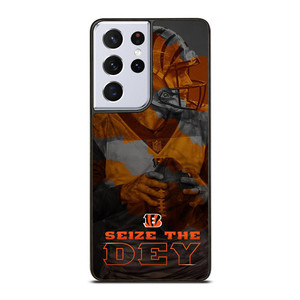 CINCINNATI BENGALS SEIZE Samsung Galaxy S21 Ultra Case Cover