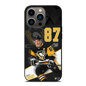 PITTSBURGH PENGUINS SIDNEY CROSBY 87 iPhone 13 Pro Case Cover