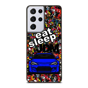 EAT SLEEP JDM CAR Samsung Galaxy S21 Ultra Case Cover