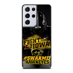 IOWA HAWKEYES FIGHT Samsung Galaxy S21 Ultra Case Cover IOWA HAWKEYES FIGHT Samsung Galaxy S21 Ultra Case Cover