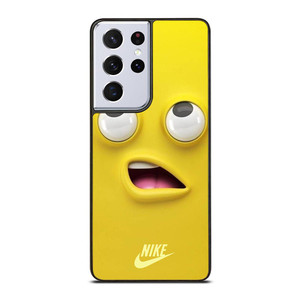 NIKE YELLOW SMILE EMOTICON Samsung Galaxy S21 Ultra Case Cover