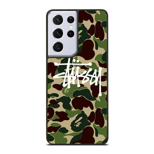 STUSSY BAPE CAMO Samsung Galaxy S21 Ultra Case Cover STUSSY BAPE CAMO Samsung Galaxy S21 Ultra Case Cover