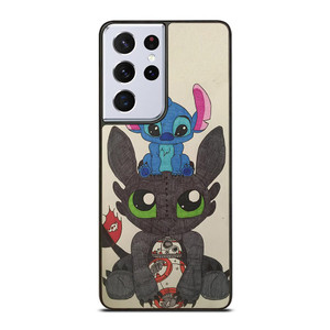 TOOTHLESS AND STITCH Samsung Galaxy S21 Ultra Case Cover