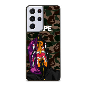BAPE CAMO SHARK 2 Samsung Galaxy S21 Ultra Case Cover