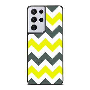 CHEVRON PATTERN YELLOW AND GREY Samsung Galaxy S21 Ultra Case Cover CHEVRON PATTERN YELLOW AND GREY Samsung Galaxy S21 Ultra Case Cover