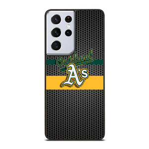OAKLAND ATHLETICS METAL LOGO Samsung Galaxy S21 Ultra Case Cover OAKLAND ATHLETICS METAL LOGO Samsung Galaxy S21 Ultra Case Cover
