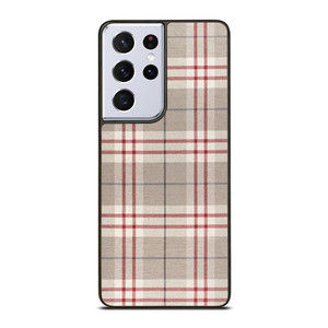 PLAID BROWN 2 Samsung Galaxy S21 Ultra Case Cover