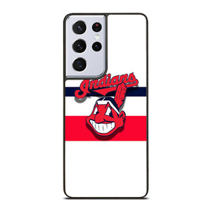 CLEVELAND INDIANS STRIPE LOGO Samsung Galaxy S21 Ultra Case Cover