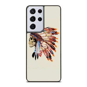INDIAN FEATHER SKULL 2 Samsung Galaxy S21 Ultra Case Cover