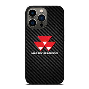 MASSEY FERGUSON TRACTOR LOGO CARBON iPhone 13 Pro Case Cover