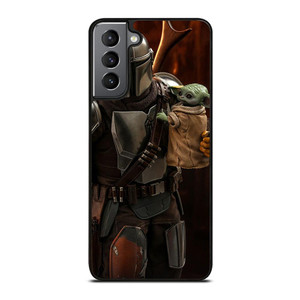 BABY YODA AND THE MANDALORIAN 3 Samsung Galaxy S21 Plus Case Cover BABY YODA AND THE MANDALORIAN 3 Samsung Galaxy S21 Plus Case Cover