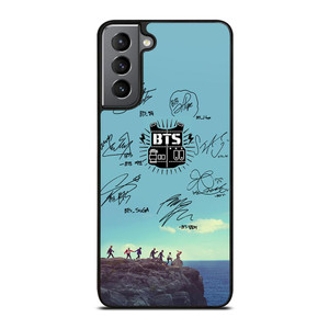 BANGTAN BOYS BTS SIGNATURE Samsung Galaxy S21 Plus Case Cover BANGTAN BOYS BTS SIGNATURE Samsung Galaxy S21 Plus Case Cover