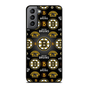 BOSTON BRUINS LOGO COLLAGE Samsung Galaxy S21 Plus Case Cover BOSTON BRUINS LOGO COLLAGE Samsung Galaxy S21 Plus Case Cover