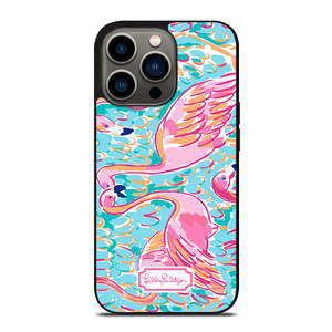 LILLY PULITZER FLAMINGO iPhone 13 Pro Case Cover