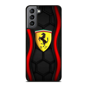 FERRARI HEXAGON Samsung Galaxy S21 Plus Case Cover FERRARI HEXAGON Samsung Galaxy S21 Plus Case Cover