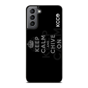 KEEP CALM AND CHIVE ON 7 Samsung Galaxy S21 Plus Case Cover