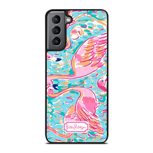 LILLY PULITZER FLAMINGO Samsung Galaxy S21 Plus Case Cover