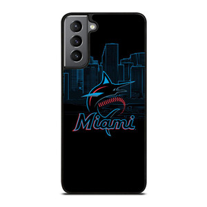 MIAMI MARLINS BLACK Samsung Galaxy S21 Plus Case Cover