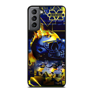 MICHIGAN WOLVERINES FOOTBALL Samsung Galaxy S21 Plus Case Cover MICHIGAN WOLVERINES FOOTBALL Samsung Galaxy S21 Plus Case Cover