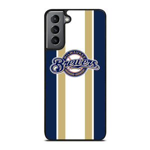 MILWAUKEE BREWERS STRIPE Samsung Galaxy S21 Plus Case Cover MILWAUKEE BREWERS STRIPE Samsung Galaxy S21 Plus Case Cover