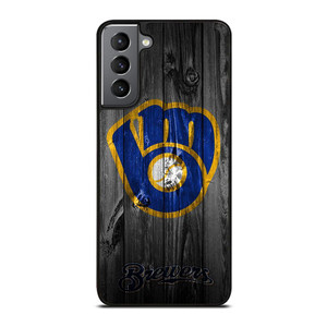 MILWAUKEE BREWERS WOODEN Samsung Galaxy S21 Plus Case Cover MILWAUKEE BREWERS WOODEN Samsung Galaxy S21 Plus Case Cover