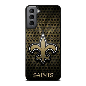 NEW ORLEANS SAINTS METAL Samsung Galaxy S21 Plus Case Cover