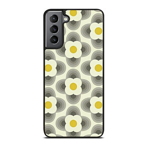 ORLA KIELY GREY PETAL Samsung Galaxy S21 Plus Case Cover ORLA KIELY GREY PETAL Samsung Galaxy S21 Plus Case Cover