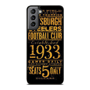 PITTSBURGH STEELERS 1933 FANS Samsung Galaxy S21 Plus Case Cover PITTSBURGH STEELERS 1933 FANS Samsung Galaxy S21 Plus Case Cover