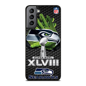SEATTLE SEAHAWKS SUPER BOWL 48 Samsung Galaxy S21 Plus Case Cover
