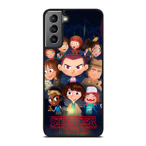 STRANGER THINGS CHARACTERS 4 Samsung Galaxy S21 Plus Case Cover