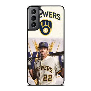 CHRISTIAN YELICH MILWAUKEE BREWERS 1 Samsung Galaxy S21 Plus Case Cover CHRISTIAN YELICH MILWAUKEE BREWERS 1 Samsung Galaxy S21 Plus Case Cover