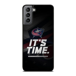 COLUMBUS BLUE JACKETS ITS TIME Samsung Galaxy S21 Plus Case Cover COLUMBUS BLUE JACKETS ITS TIME Samsung Galaxy S21 Plus Case Cover